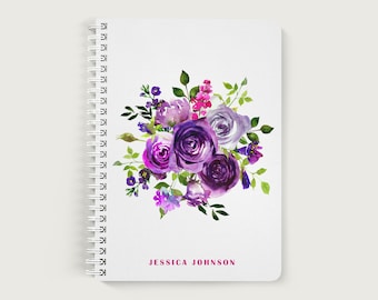 Lilac Dog ballerina Journal A5 notebook mauve spiral bound notebook Lilac Dog ballerina Journal A5 notebook mauve spiral bound notebook