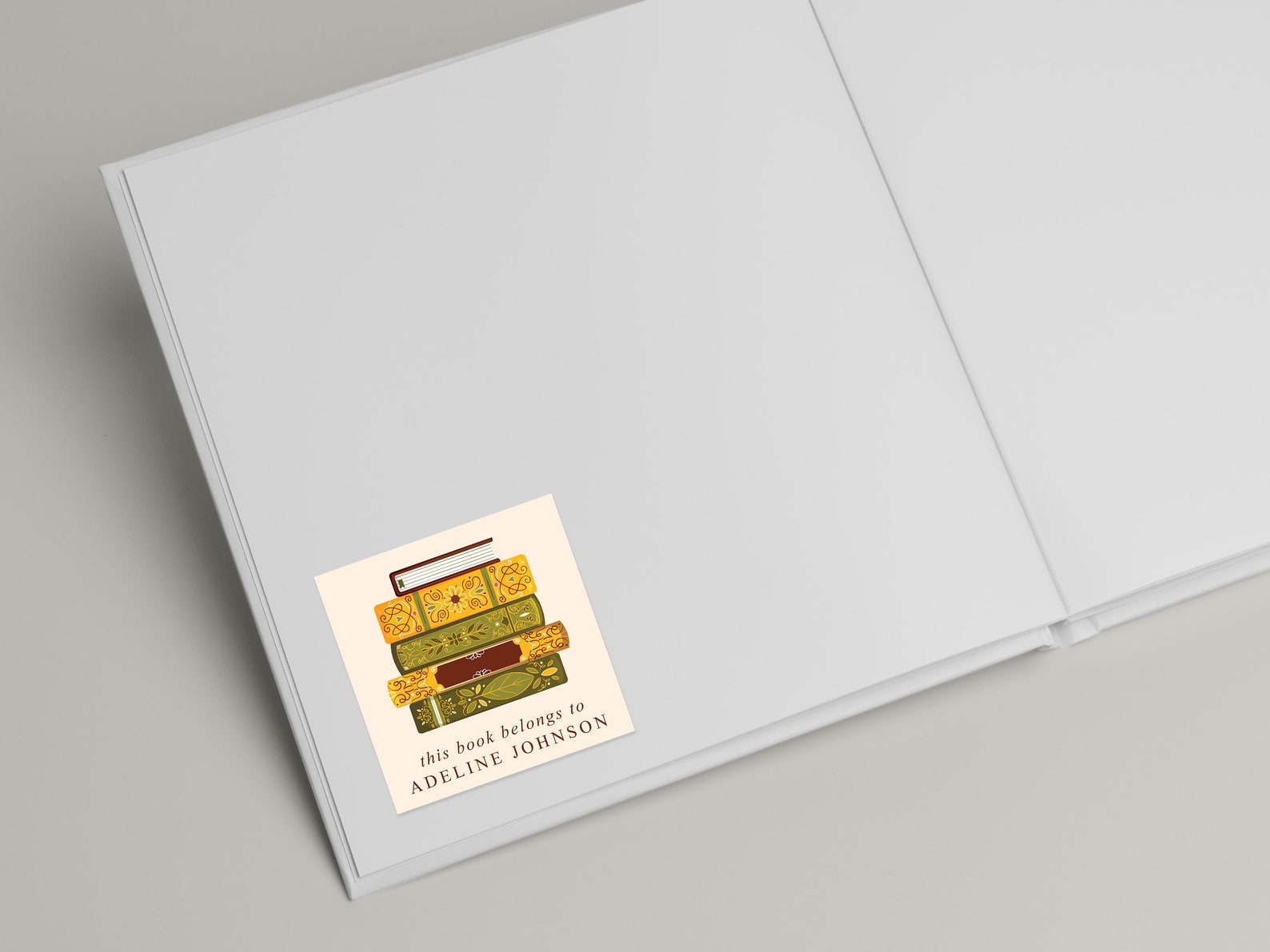 Custom Book Stickers | Personalized Book Labels Stickers | From the ...