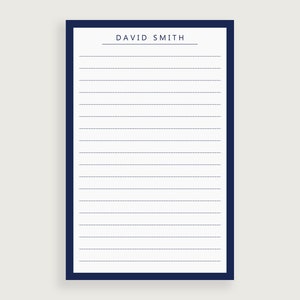 Personalized Notepad for Men, Notepad for Boss, Stationery Set for Men, Design #18