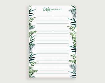Notepad Personalized, Notepad Floral, Bridesmaid Stationary, Gift for Boss Female, Note Pad Personalized, Design #3