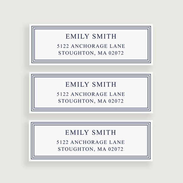 Personalized Return Address Labels With Logo - Etsy