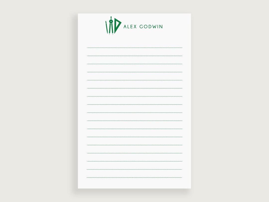 Math Notepad, Personalized Notepad Boy, Math Teacher Gift, Personalized ...