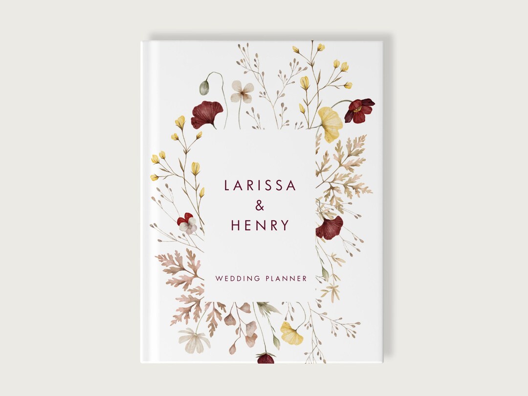 Personalized Wedding Planner Custom Wedding Planning Book Etsy