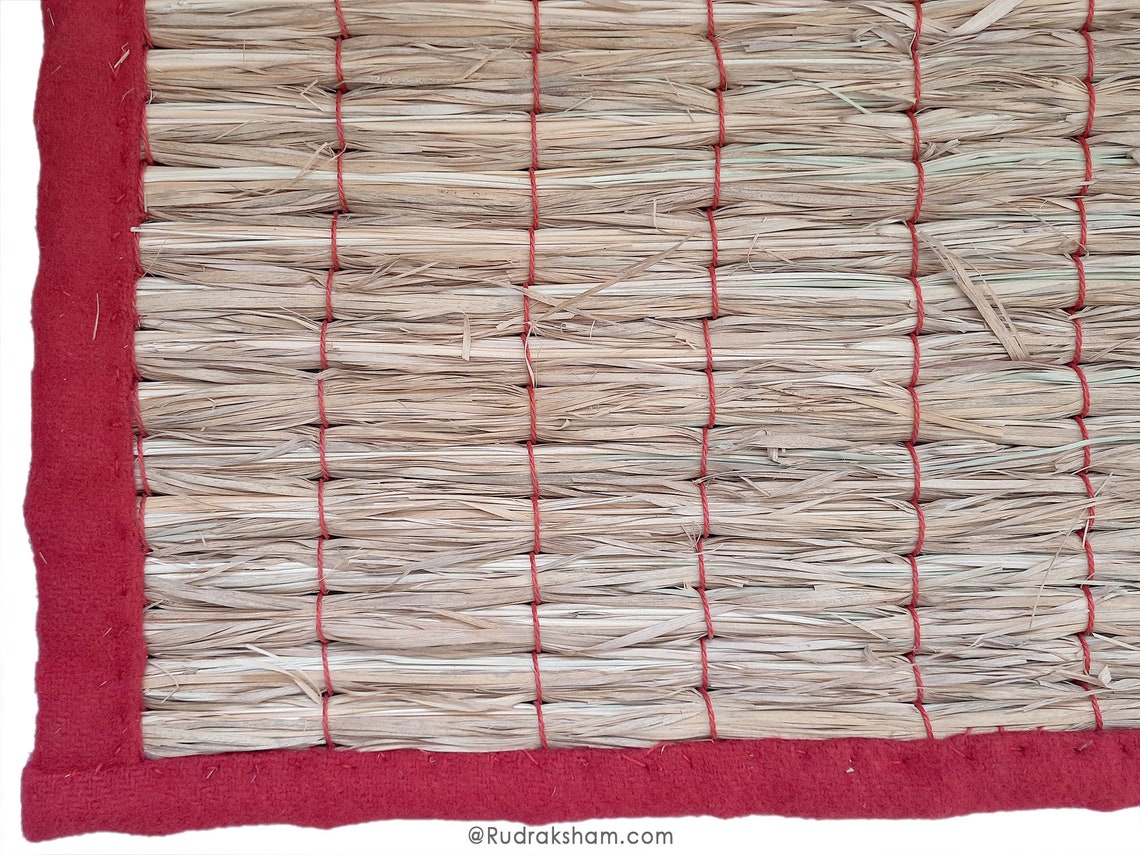 6 Feet Kusha Grass Meditation Mat Darbha Grass Yoga Mat Etsy