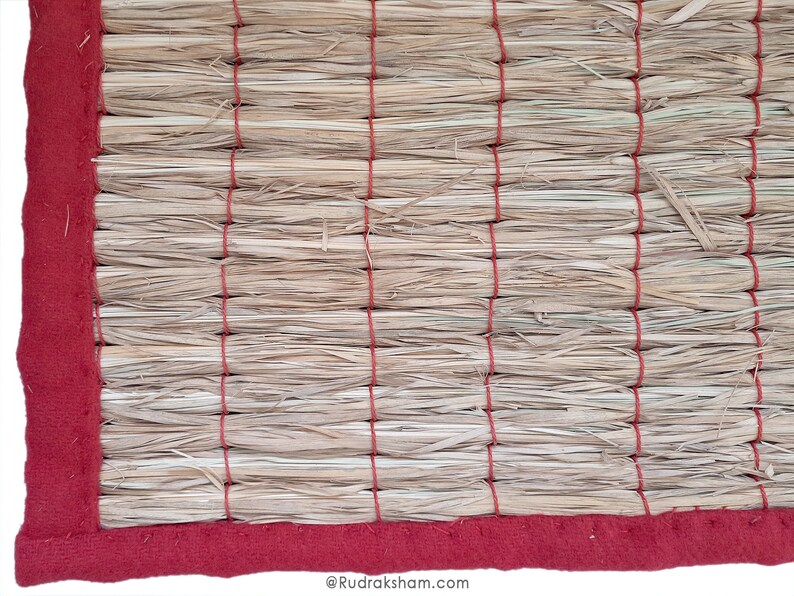 6 Feet Kusha Grass Meditation Mat Darbha Grass Yoga Mat Etsy