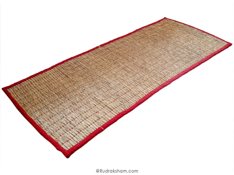6 Feet Kusha Grass Meditation Mat Darbha Grass Yoga Mat Etsy