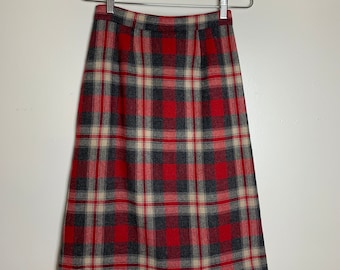Vintage Plaid Skirt
