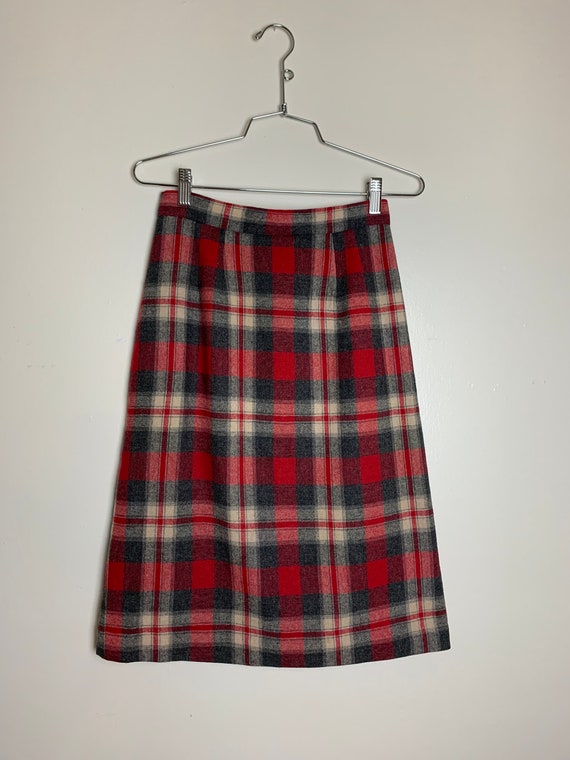 Vintage Plaid Skirt