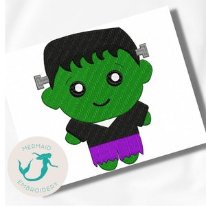 Monster embroidery design, Seasons embroidery design machine, Halloween embroidery pattern file instant download, Monster embroidery