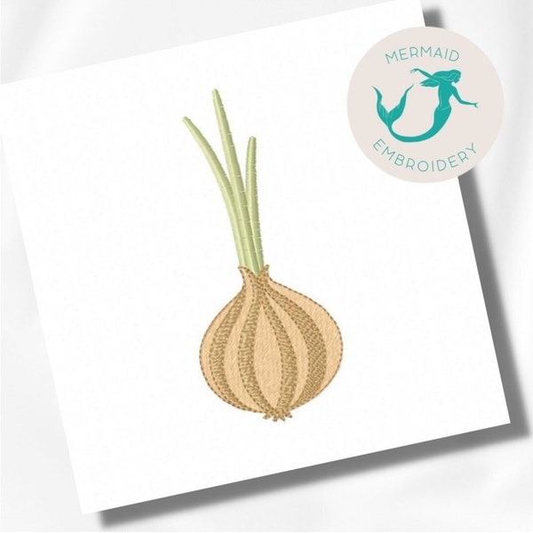 Onion embroidery design kitchen embroidery design machine farm embroidery pattern file instant download towel embroidery design vegetable