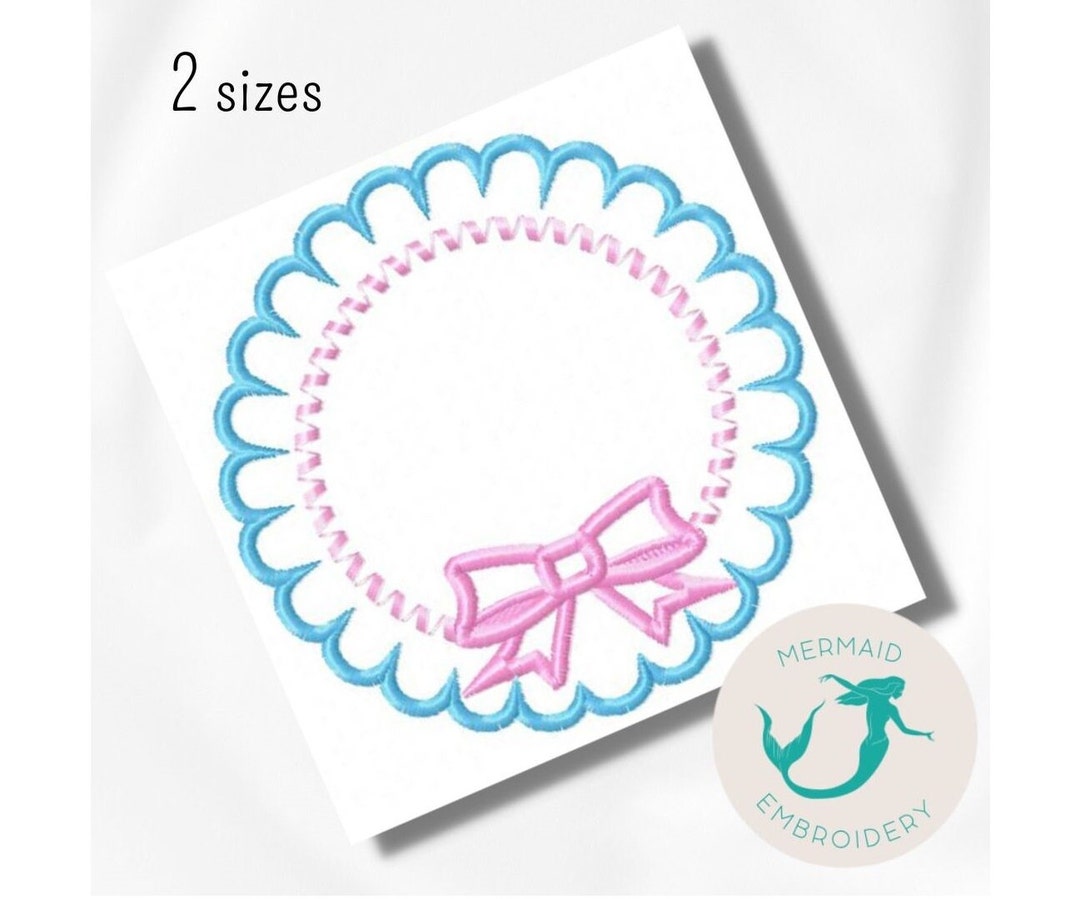 Cute Frame Ribbon Embroidery Design Frame Embroidery Design Etsy