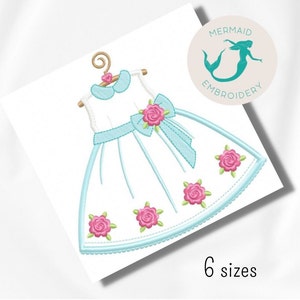 Dress embroidery designs, girl embroidery design machine, ballet embroidery pattern,file instant download, baby embroidery