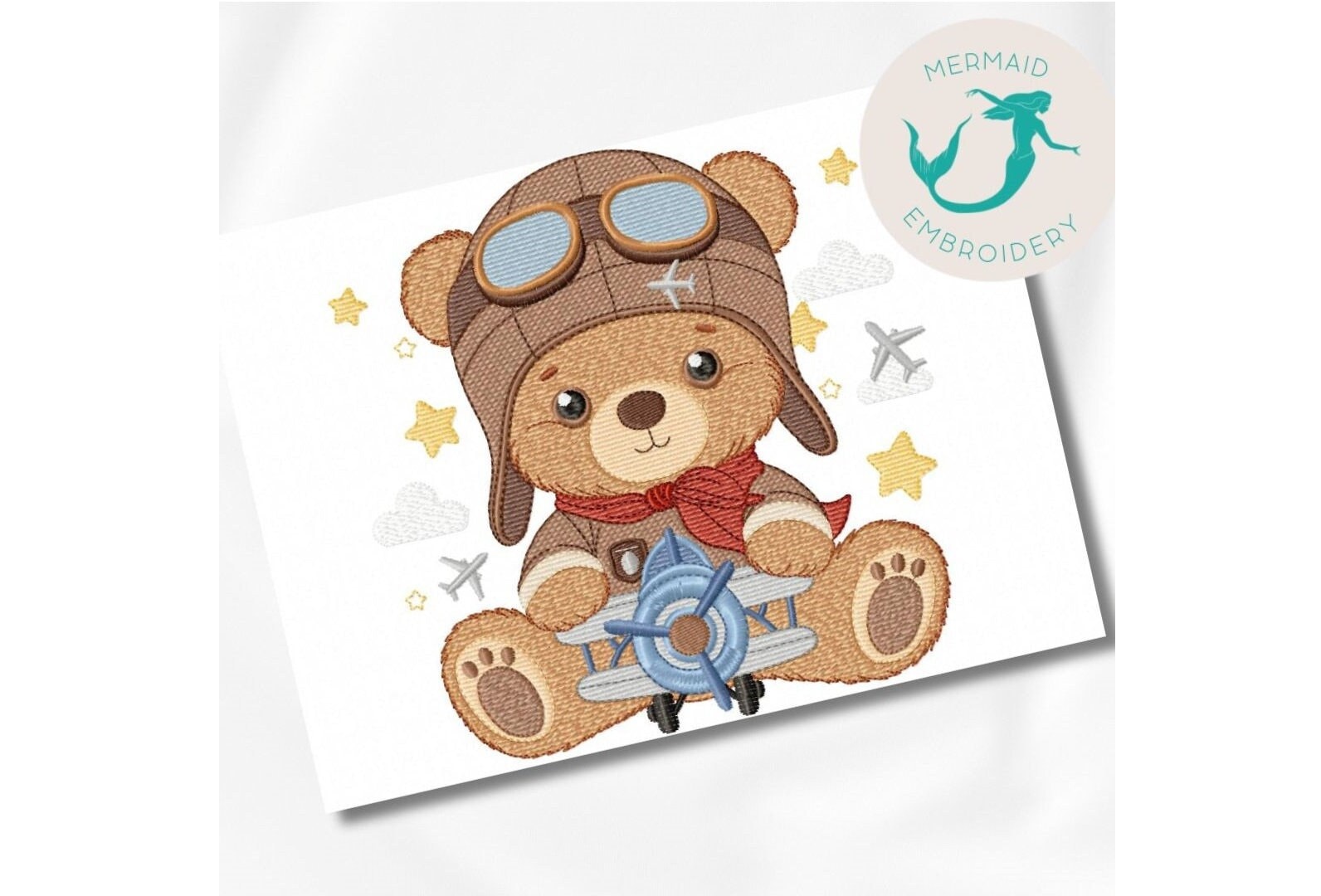 Bear Boy Plane Stars embroidery design boy embroidery design machine baby embroidery pattern file instant download baby boy embroidery bear