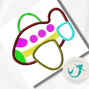 Plane applique embroidery design boy embroidery design machine baby embroidery pattern file instant download baby veihicles embroidery
