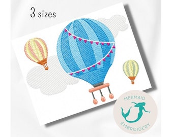 Luftballons Stickdatei, Stickdatei Stickdatei, Maschinenstickerei