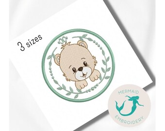Baby Bär Stickdatei Stickmuster Stickdatei