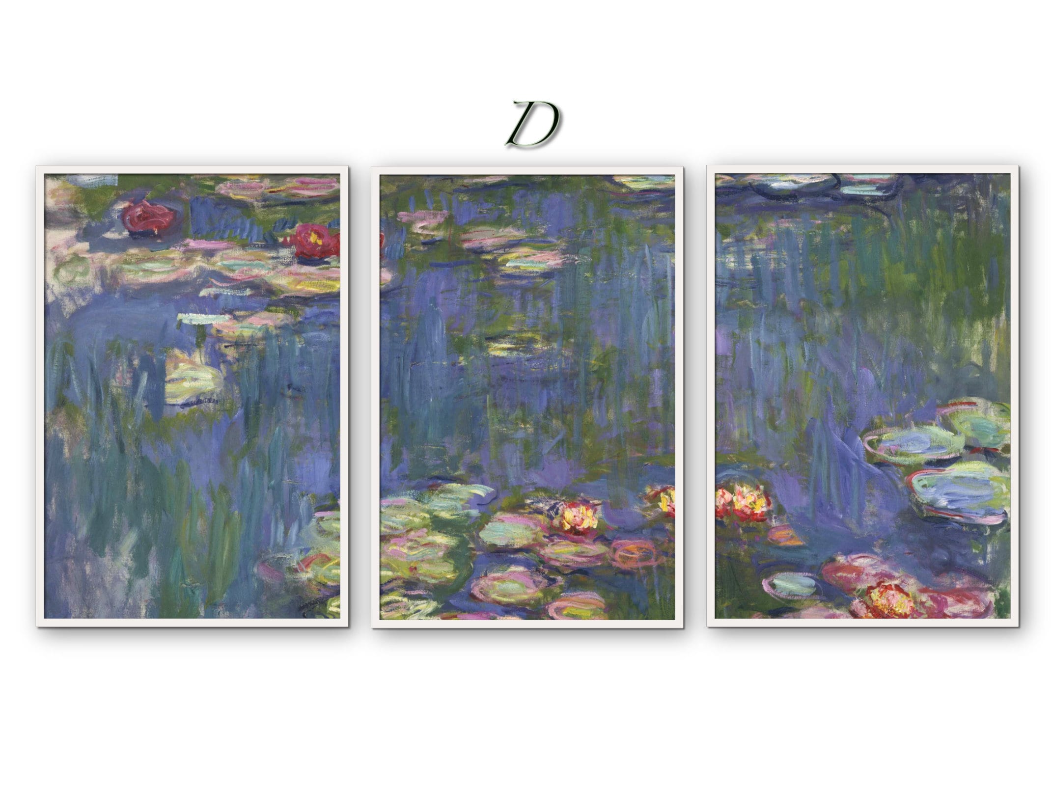 Waterlilies 1916-1919 Tote Bag by Claude Monet - Fine Art America