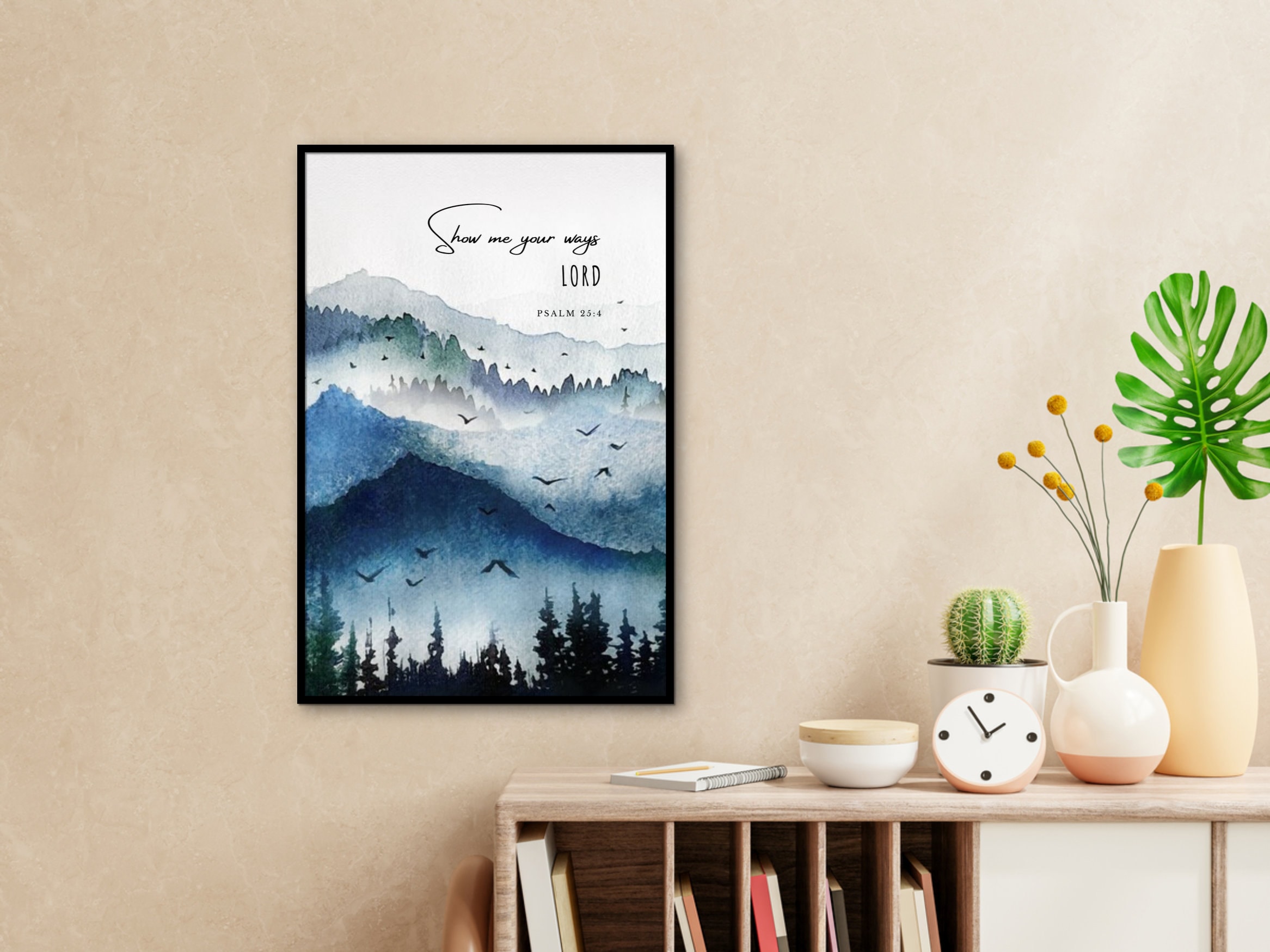 Watercolor Mountains Wall Art Wilderness Art Prints - Etsy