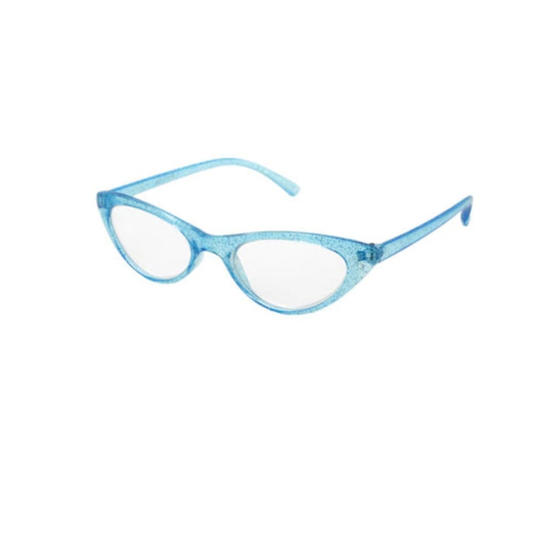 Blue Vintage Lunettes Cat Eye Style Reading Glasses