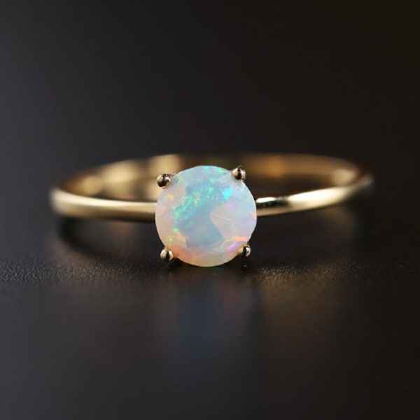 Ethiopian Opal Ring - Etsy