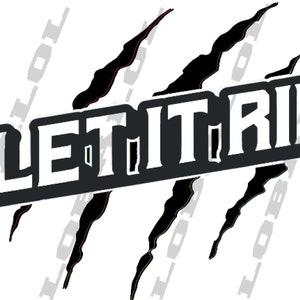 May include: Black and white graphic design with three claw marks and the text "LET IT RIP" in white letters.