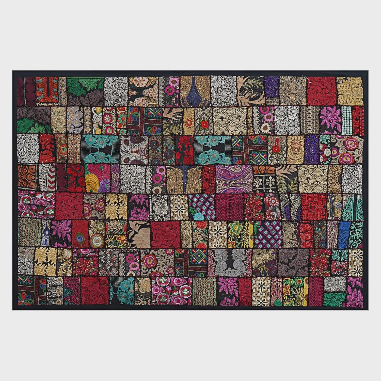 Tapisserie - Nappe Murale - Flocon de Neige - Boule de Noël - Pin