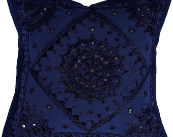 Juego De 9 Fundas Para Cojines Bordado Artesanal Mexicano - $ 2,070.00