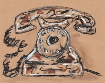 Leopard Telephone