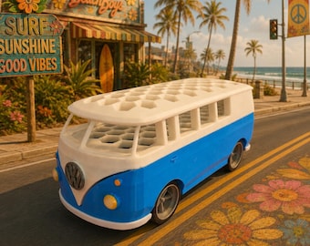 Volkswagen Kombi pen tray, desk accessories, VW Transporter, pen holder, camper van, stationery, unique gift
