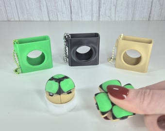 Zorble Koopa Troopa Pocket Popper, jouet anti-stress, porte-clés, compagnon de poche pour TDAH, soulage le stress et l'anxiété, compatible ASMR, style Super Mario