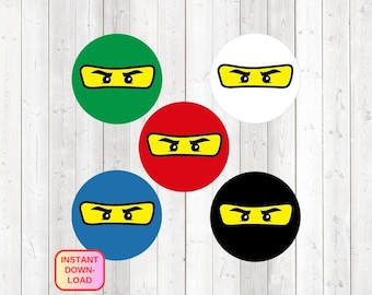 Figurine - visage masqué ; en couleur. Fichier de découpe vectoriel pour Silhouette Cameo et Cricut ; SVG, Studio3, PNG + EPS.