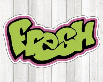 Fresh logo, in the style of the TV show - in full color. Vector cutting file for Silhouette Cameo and Cricut; SVG, Studio3, PNG + EPS.