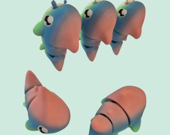 Baby shark, fidget, pendant, keychain, cute present