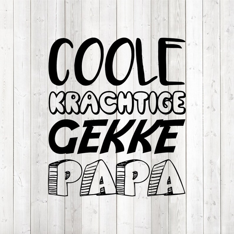 Vaderdag quote Nederlands 'Coole krachtige gekke Etsy