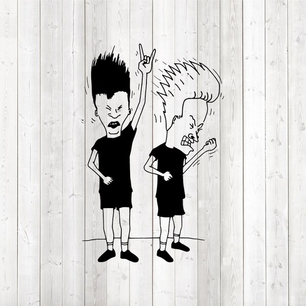 Beavis and Butthead Svg - Etsy