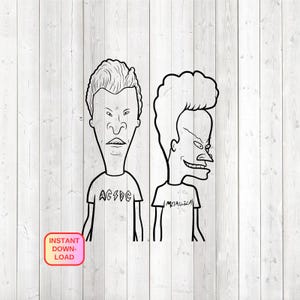 The faces of the amazing 90s TV series. Vector cutting file for Silhouette Cameo and Cricut; SVG, Studio3, PNG + EPS.