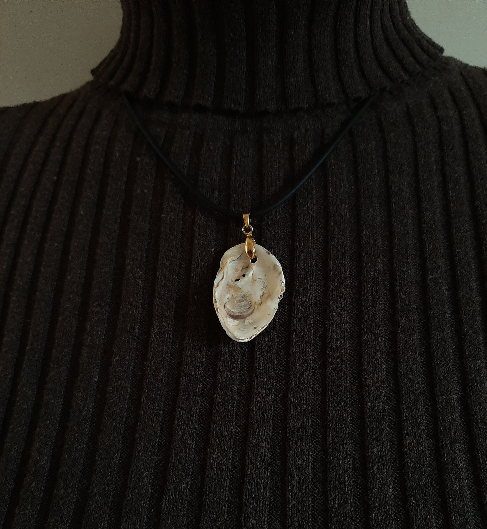 Seashell Necklace Shell Necklace Seashell Pendant Beach Etsy