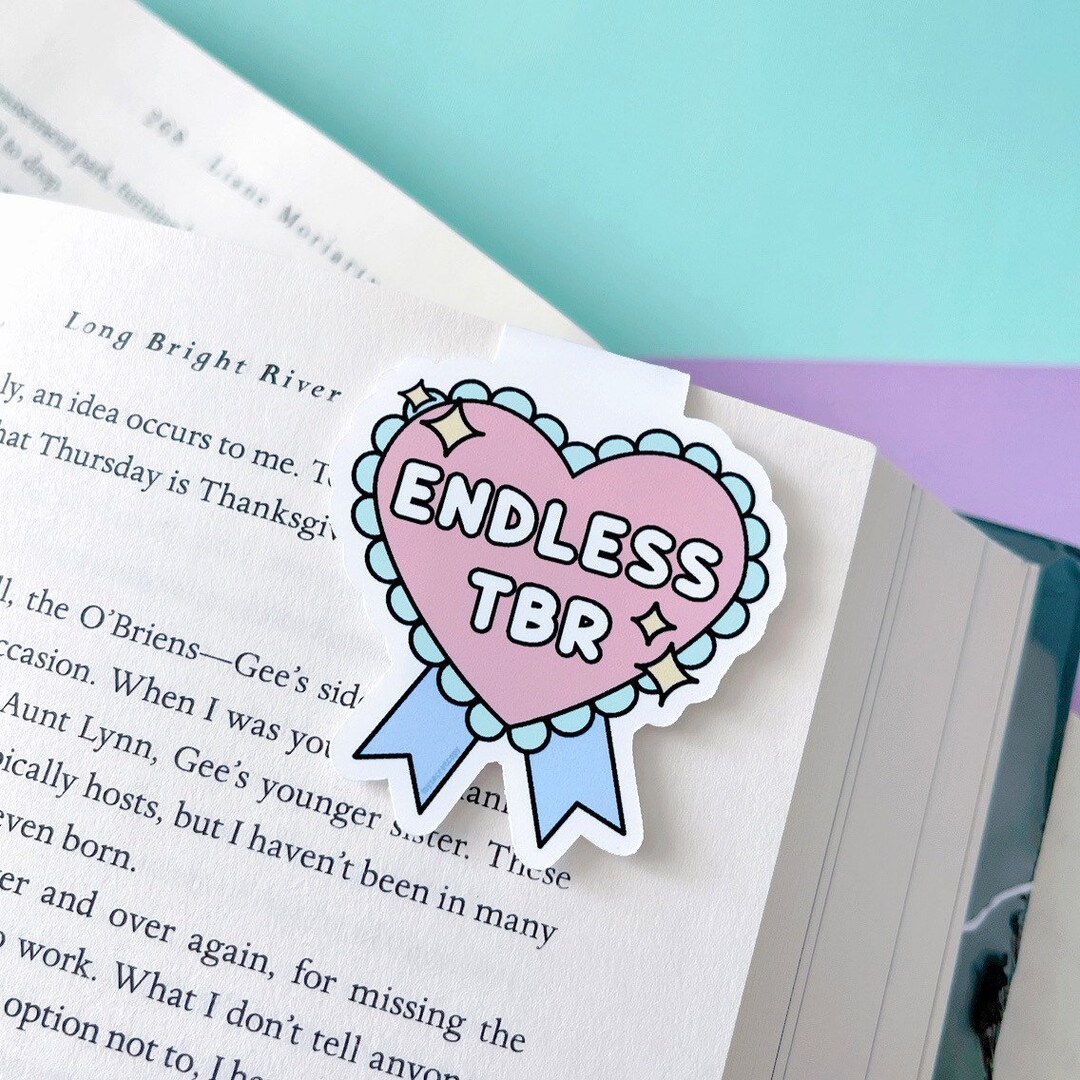 Endless TBR Magnetic Bookmark | Bookish Gift | Book Club Bookmark ...