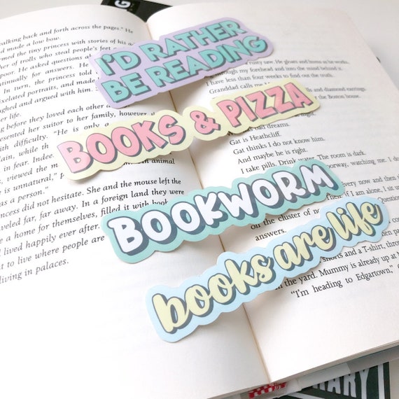 Reader Sticker Pack Bookworm Stickers Literary Gift | Etsy