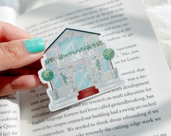Library Sticker l Bookworm Sticker | Bibliophile Bookish Stickers | Gifts for Readers | Literary Gift | Librarian Sticker