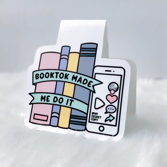Tiktok Bookmark | Booktok Made Me Do It Magnetic Bookmark |  Bookish Gift | Book Club bookmark | Teacher Gifts | gifts for Librarians