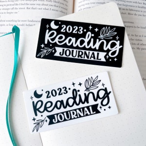 2023 Reading Journal Sticker l Bullet Journal Stickers | Bibliophile Bujo Sticker | Book Journaling Stickers | Bookish Journal