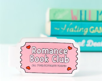 Romance Reader Book Club Magnetic Bookmark | Bibliophile Magnetic Bookmark | Bookish Gift | Bookworm Gifts | Valentines Day Gift