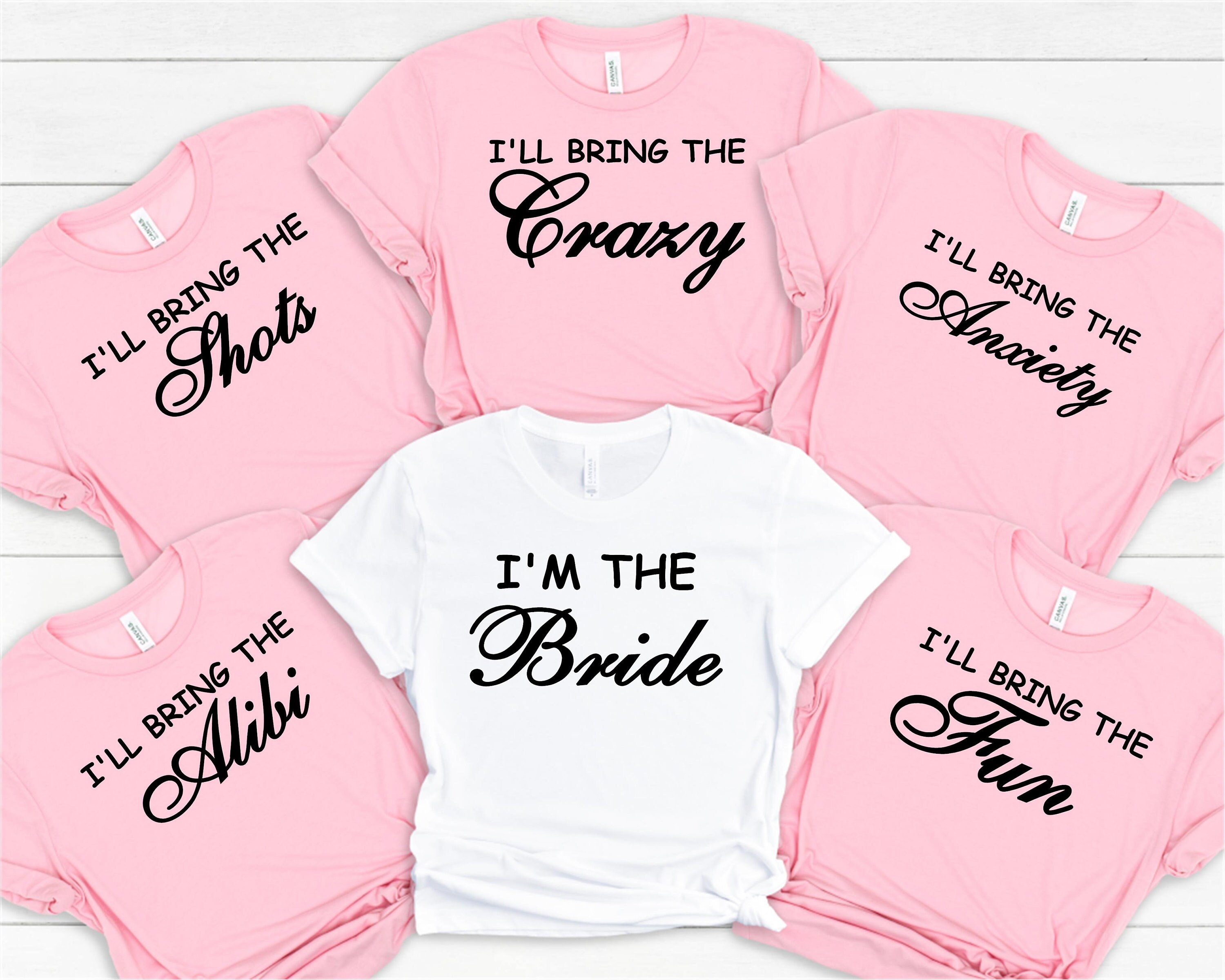 Funny Bachelorette Party Shirts Bridal Party Shirts Bride Etsy