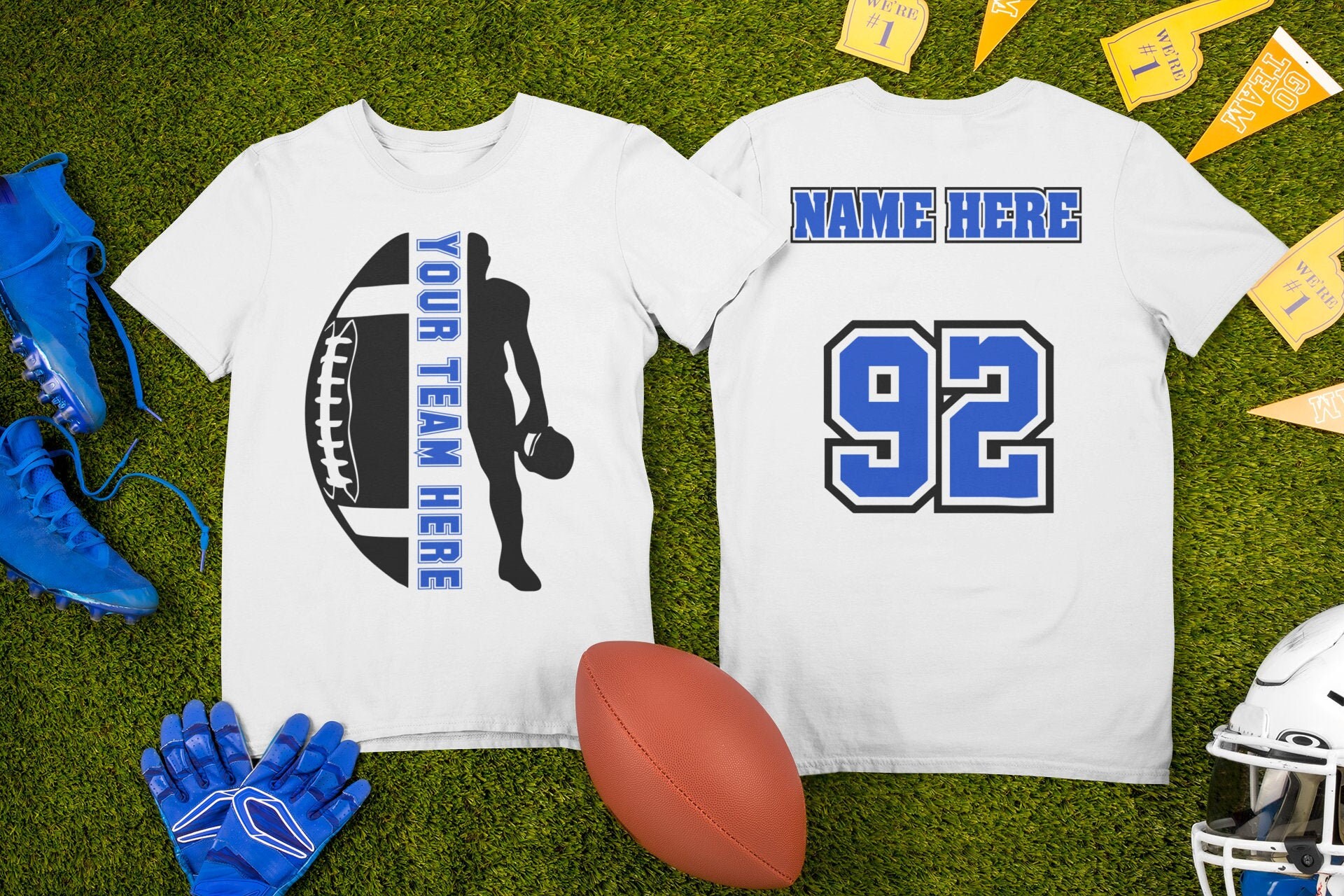Personalized Football Shirt Custom Game Day Shirt Football Etsy
