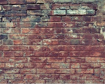 7x5ft Vintage Red Brick Wall Photo Backdrop Newborn Baby Girls Adults Portrait Photography Background Wallpaper Photo Studio Props