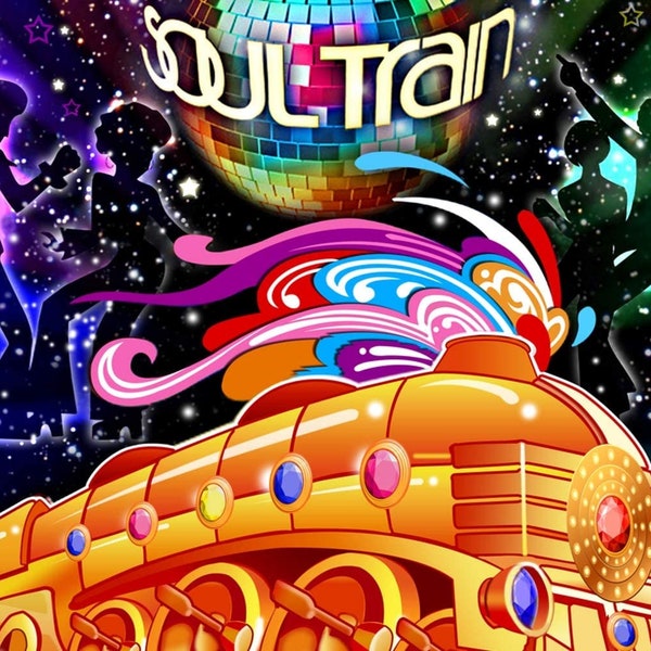 Soul Train Disco Dancing Party Backdrop Banner 70's 80's Scene Digital Printing Background Photo Studio Props,Size W*H