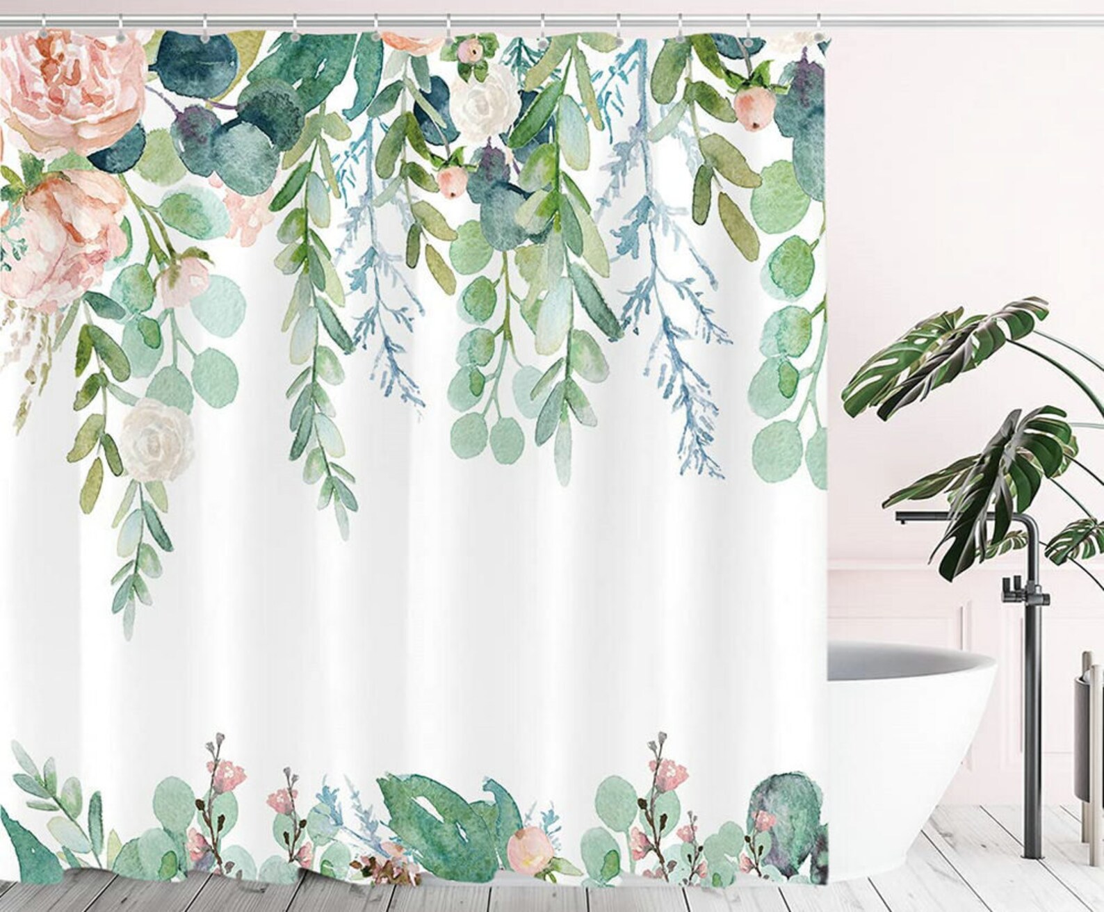 Garden Romance Shower Curtain NCU0NTD1418 main image 1