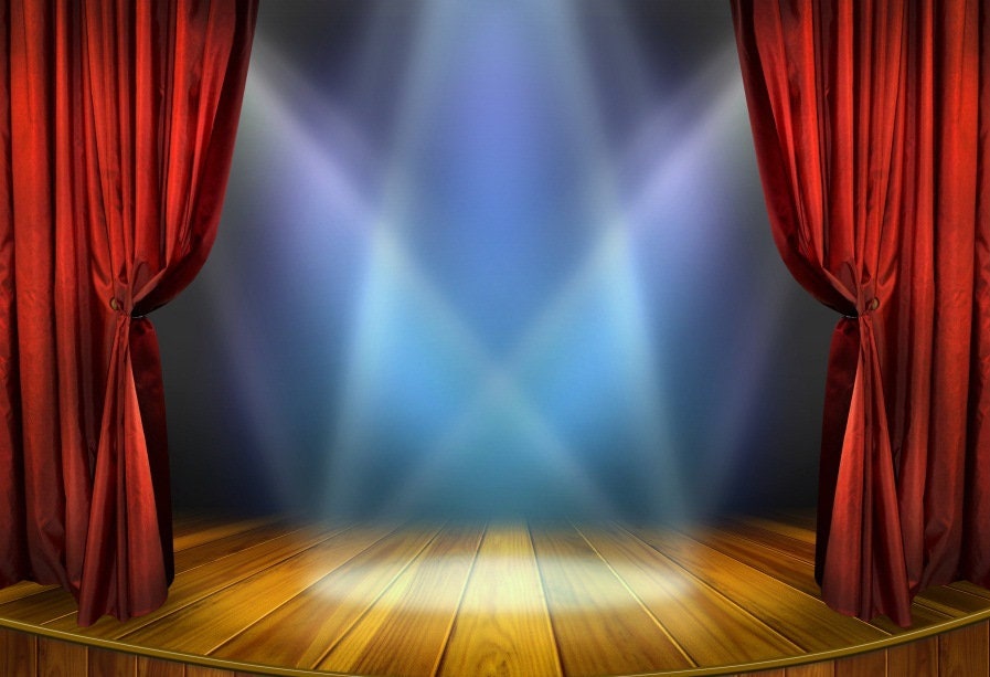 Roter Vorhang Hintergrund 2,1x1,5m - Theater Bühnen Dekoration Für Fotografie & Events