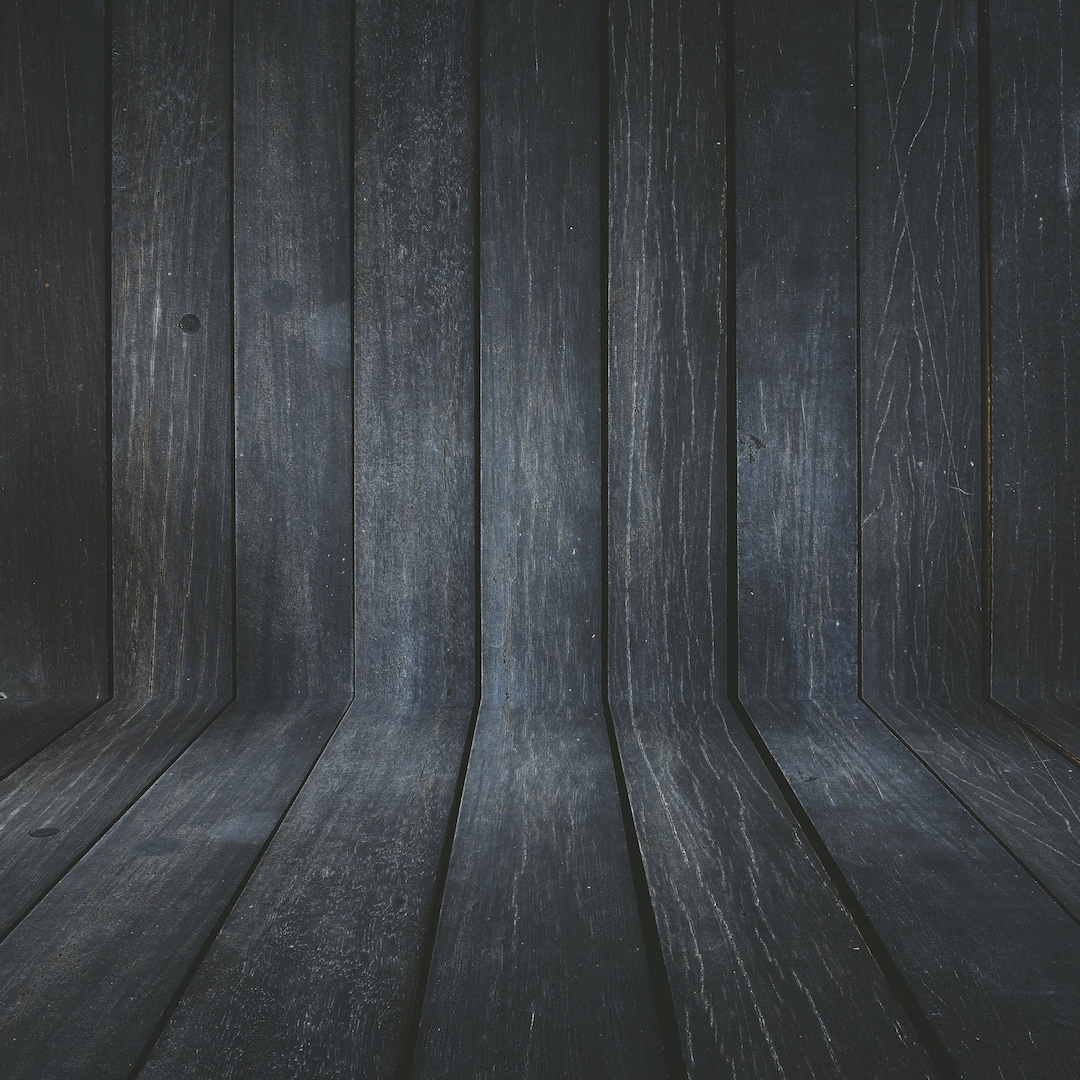 Midnight Dark Wood Photography Backdrop Retro Wooden Photo Etsy